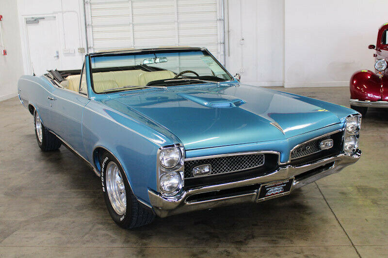 1967 pontiac gto 36228 miles blue convertible