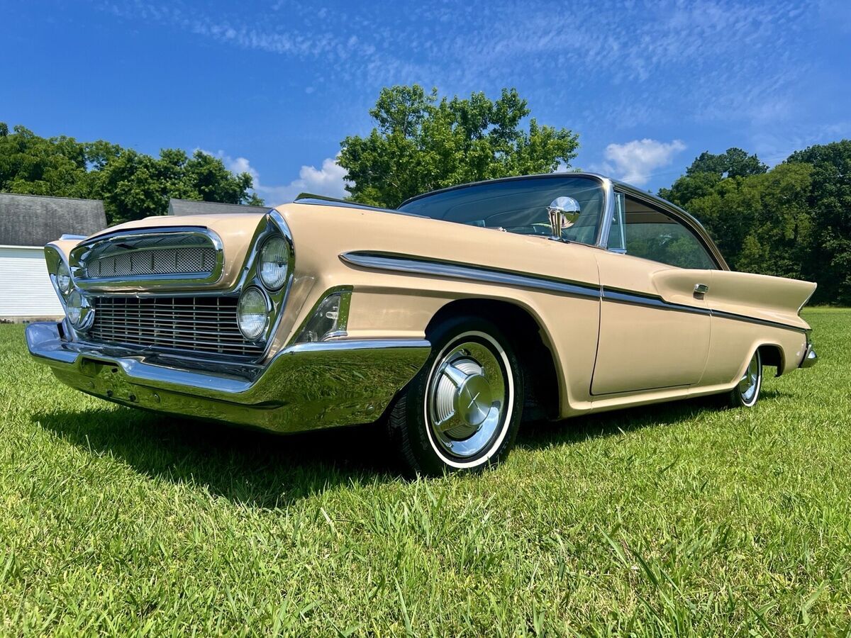 1961 desoto custom sedan brown 2dr hartop 361 v8. factory a/c