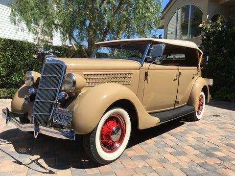 1935 ford phaeton body off restoration. all steel-great vintage henry ford