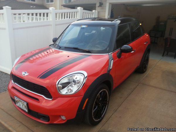 2011 mini cooper s countryman, 4cyl automatic suv, 8k miles for sale in honolulu, hawaii