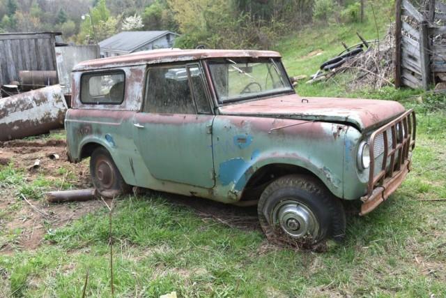 1963 international scout 80 4 wheel drive 4 cyl project