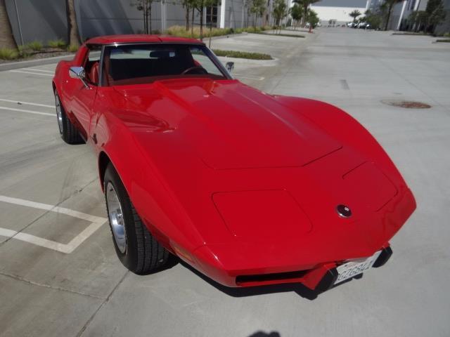 1976 chevrolet corvette 93084 miles red 350 v8 automatic