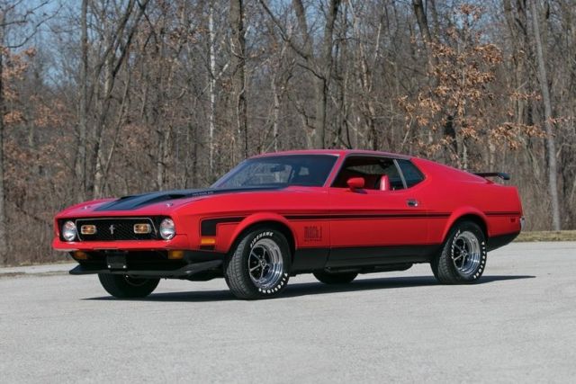 1971 ford mustang mach 1 429 cobra jet correct colors marti report
