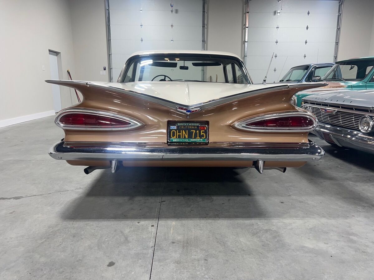 1959 chevrolet biscayne coupe brown rwd manual