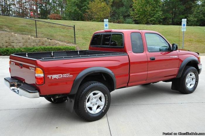 2001 toyota tacoma sr5 prerunner pre runner trd off road xcab for sale in gillette, wyoming