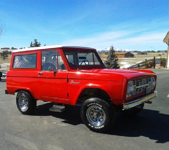 1966 ford bronco u13 roadster in colorado springs, co