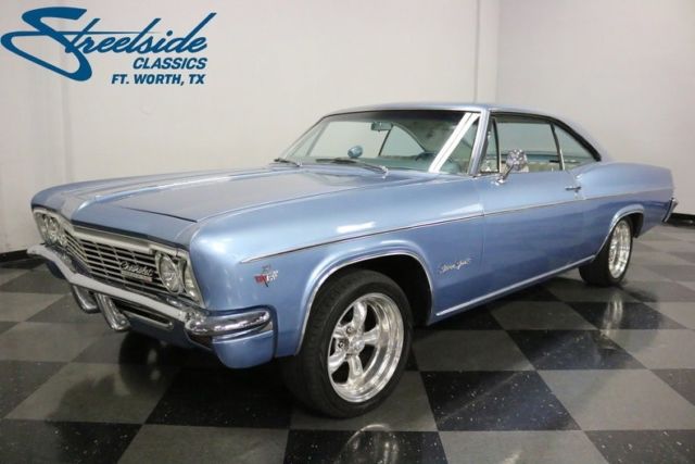 1966 chevrolet impala 90463 miles mist blue coupe 350 v8 3 speed automatic