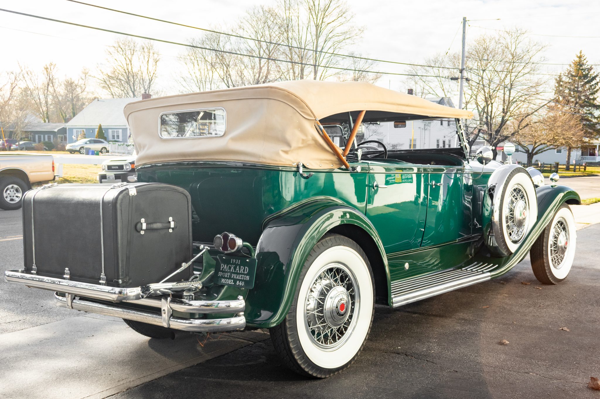 1931 packard 840 deluxe eight dual-cowl sport phaeton