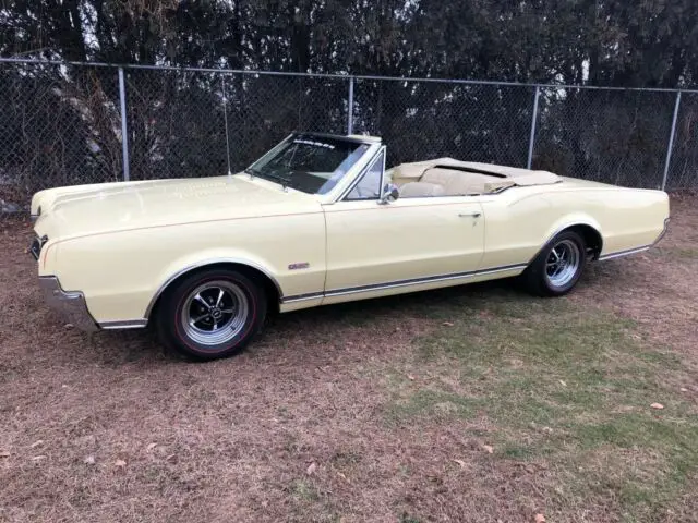 1967 olds cutlass conv l78 442 package 400 ci 4/speed rare color