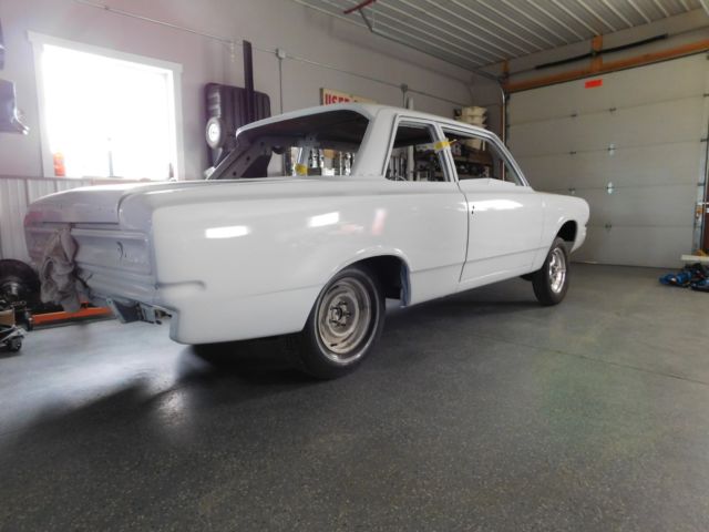 1966 amc rambler american prostreet - gasser - drag car - 2 dr. post - clean!!