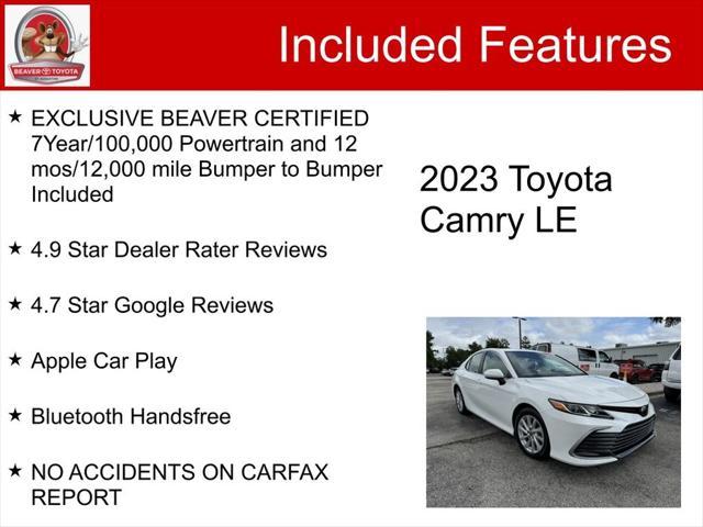 2023 toyota camry le