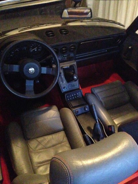 alfa romeo spider quadrifoglio - 1990 convertiable classic w/ removable hard top