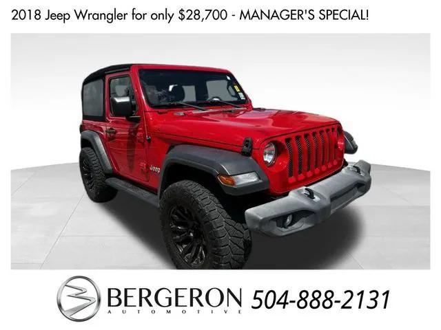 2018 jeep wrangler sport s
