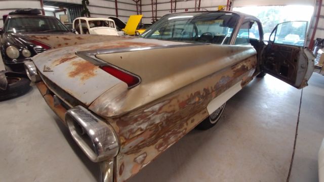 1961 cadillac deville 2dr coupe factory air car stored 40 yrs project 1959 1960