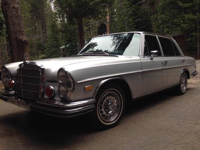 beautiful silver 4 door sedan