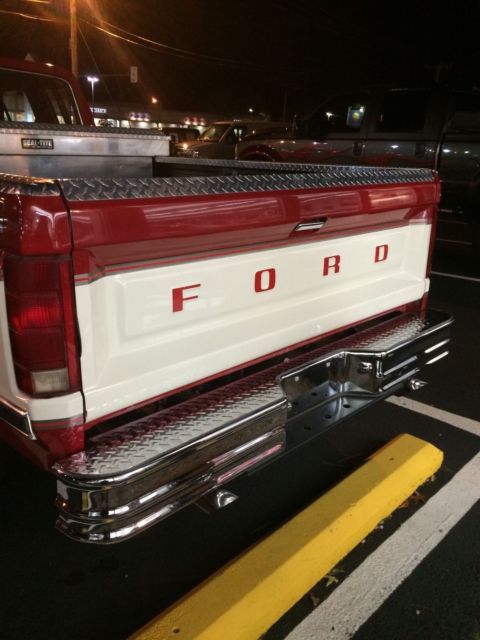 mint- 1986 ford f-250 xl extended cab pickup - 52,000 original miles