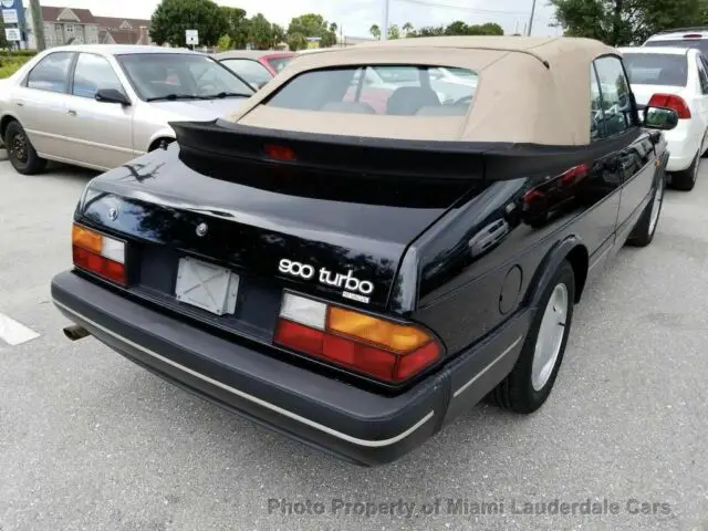 classic 1993 saab 900s turbo convertible one owner low miles clean carfax loaded