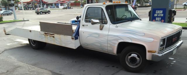 89 gmc tow truck 454 four speed 76k original miles ?! electric winch make money!