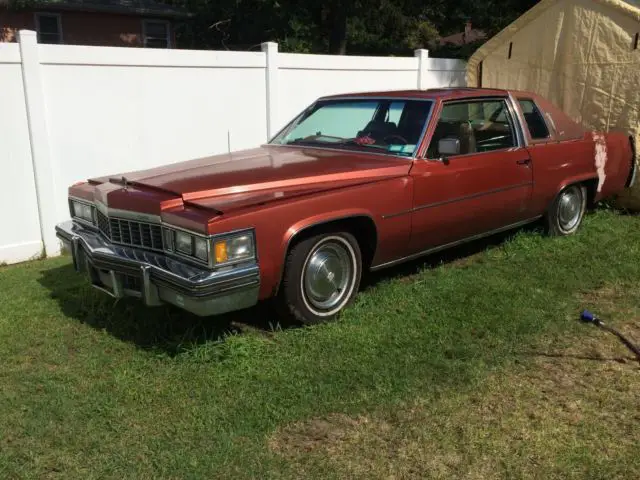 1977 cadillac coupe deville, one owner, 40,000 original miles, minor rust