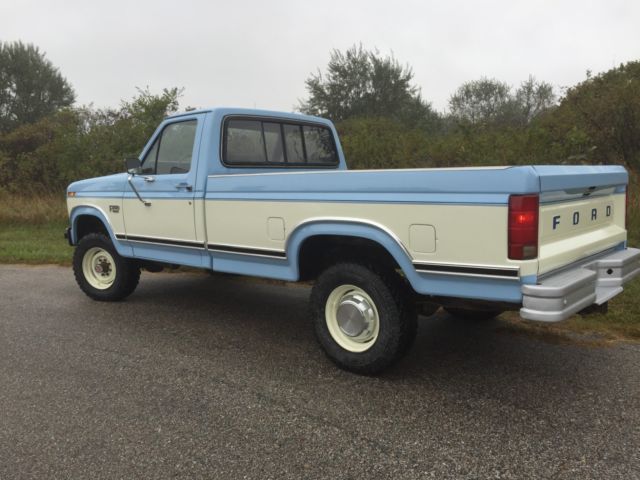 1986 ford f-250 xl 4wd solid california truck great condition with great looks!