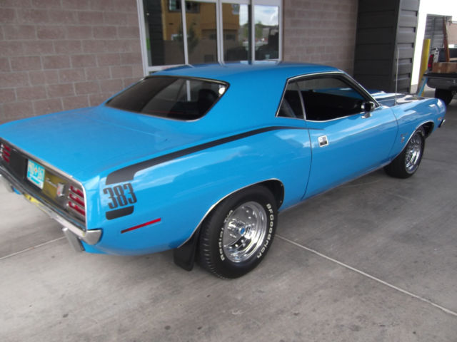 1970 plymouth barracuda gran coupe 383 4 speed power assist steering very nice