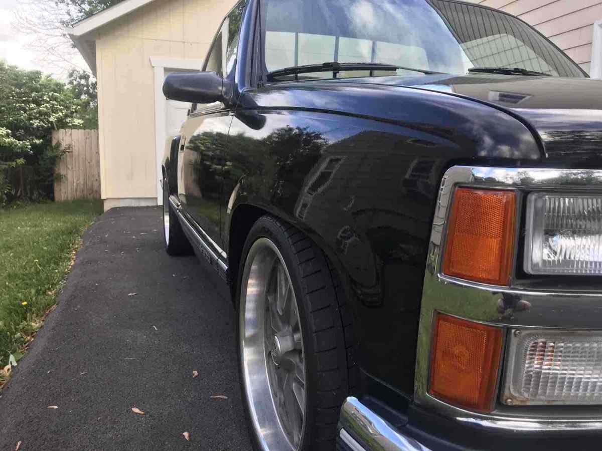1990 chevrolet c1500 pickup black rwd automatic c1500