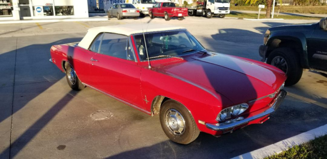 1968 corvair monza convertible 140 with four 1-barrel carbs. all original. rare