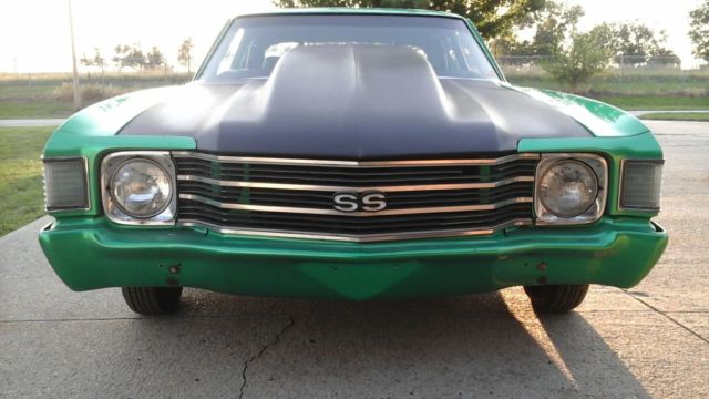 1972 chevelle ss prostreet drag car