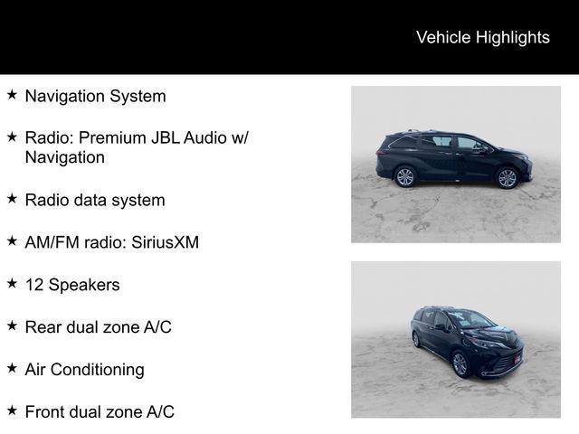 2022 toyota sienna platinum 7 passenger