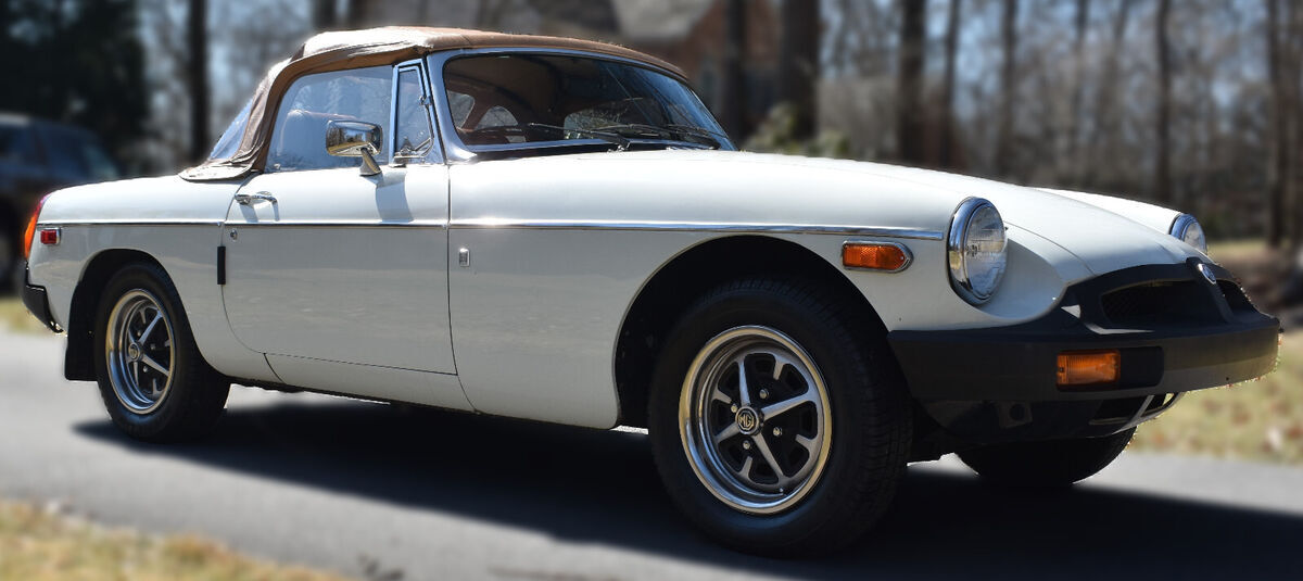 1975 mgb convertible low miles weber carb cannon intake excellent condition