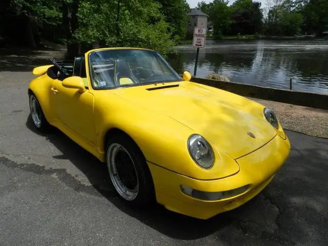 1974 porsche 911 1996 2006 convertible yellow widebody rare