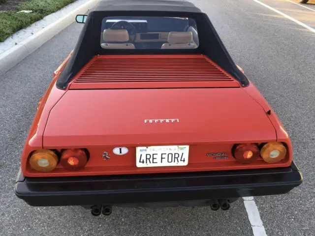 1985 ferrari mondial showroom condition 21800 documented miles just serviced