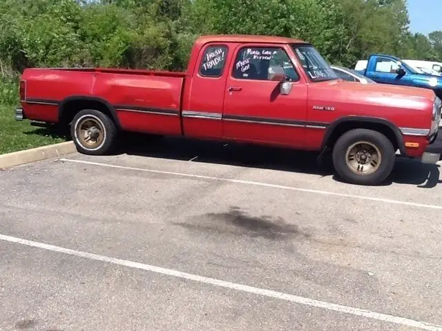 1991 used 5.2l v8 16v rwd pickup truck