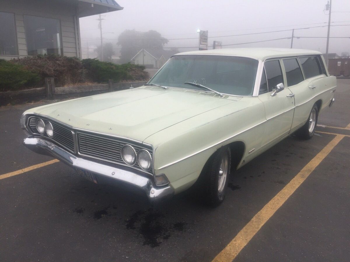 1968 ford ranch wagon wagon green rwd automatic ranch