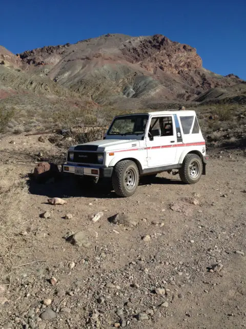 1987 suzuki samurai jx, soft top, 4wd, 5 speed