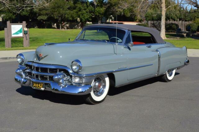 1953 cadillac series 62 convertible stunning restoration gray 0
