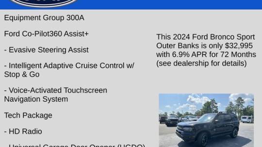 2024 Ford Bronco Sport outer banks