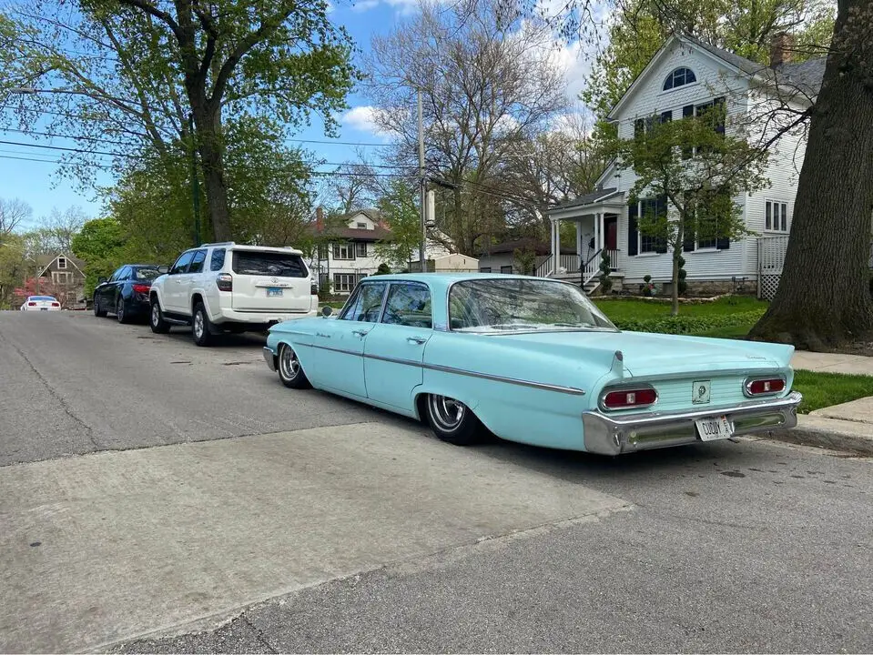 1961 mercury meteor 4 door - air ride suspension - new wheels