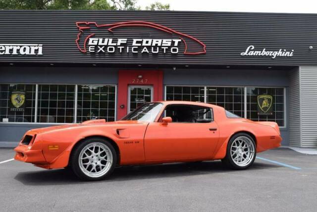 1976 pontiac firebird trans am ho 57967 miles orange coupe v8 7.5l manual 4-spe