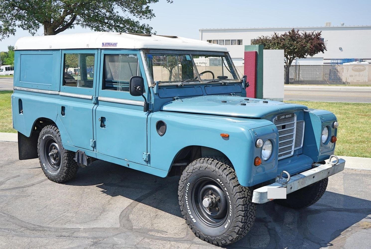 1973 land rover 109 28281 miles blue diesel manual
