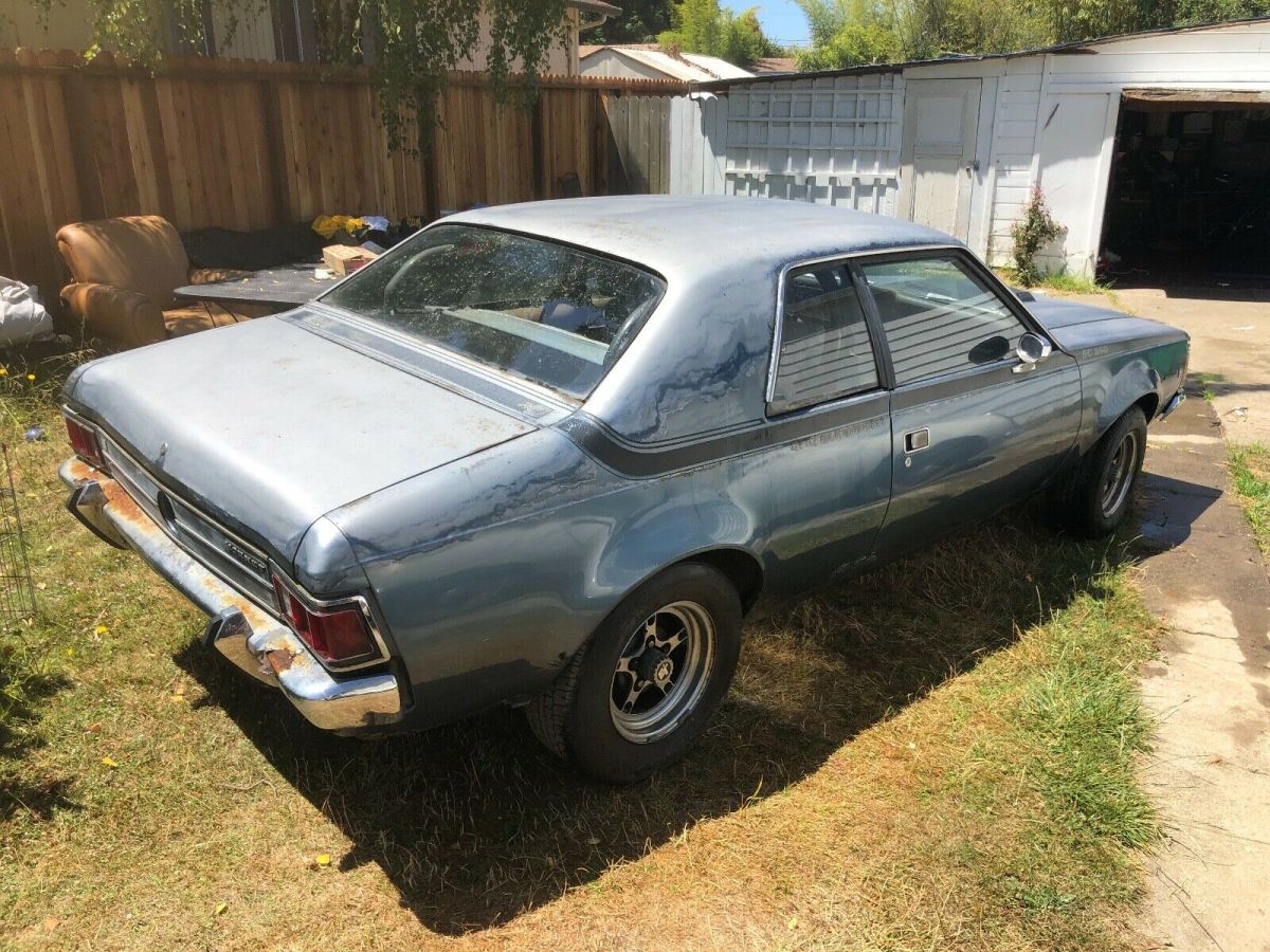 1971 amc hornet sc/360, fastest car in town, 4speed in cali, has some rust