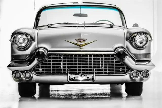 1957 cadillac series 62 silver, stunning car! automatic convertible