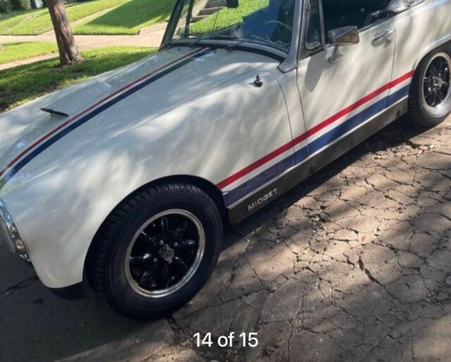 white 1979 mg midget 1493 cc manual available now!