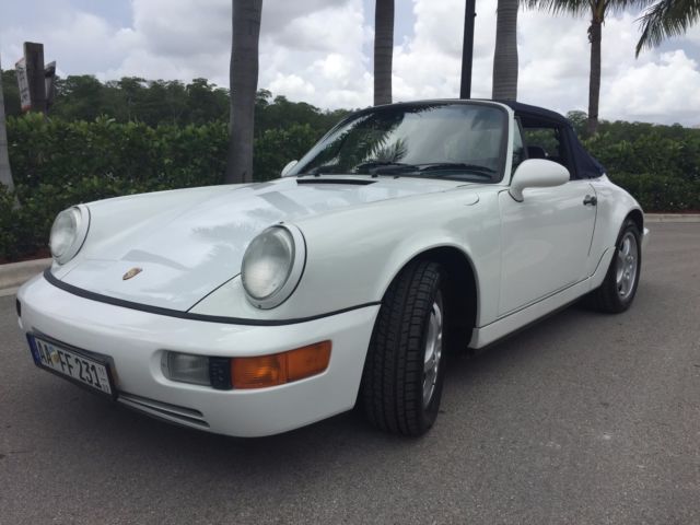 1992 porsche 964 c2 cab 70,000 miles - perfect condition - serviced