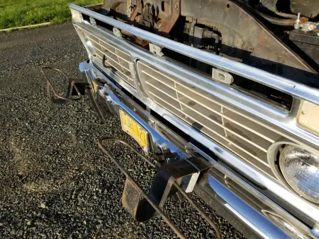 diesel powered 1975 ford supercab f-350 camper special ranger xlt