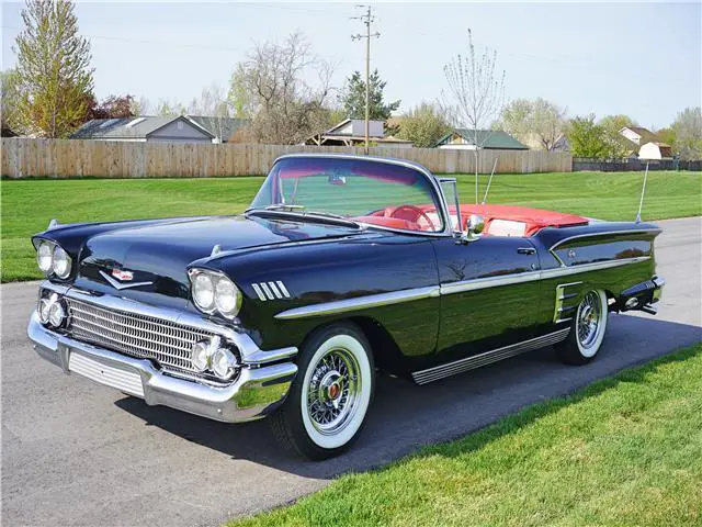 1957 chevrolet impala continental kit 4,990 miles black 348 tri-power manual