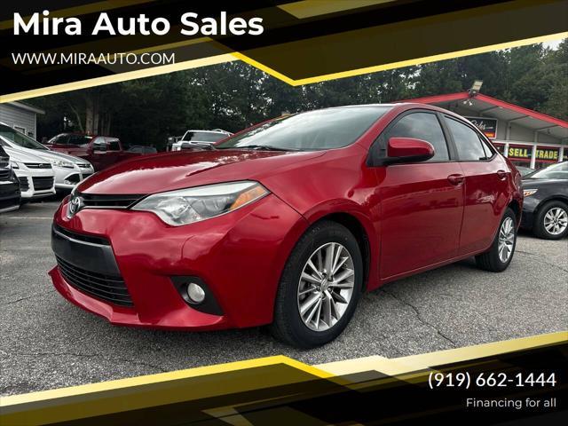 2015 toyota corolla le plus