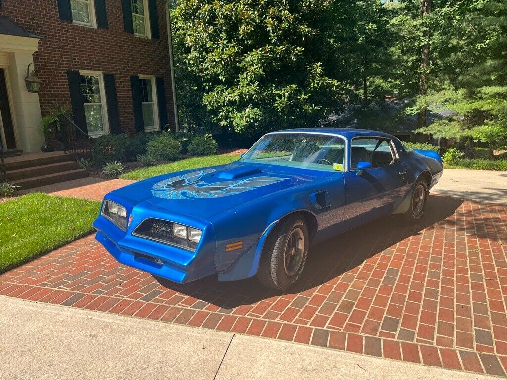1978 pontiac firebird trans am 400 c.i. ws4, martinique blue 49,855 original mi