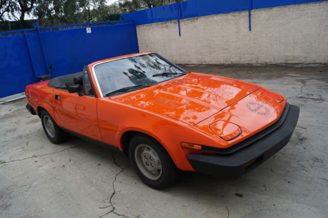 1979 tr-7 5 spd orig calif owner with 21k original miles - rare collectible car