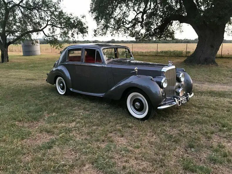 1953 bentley r type steel sports saloon 62612 miles charcoal gray sedan 4566 cc